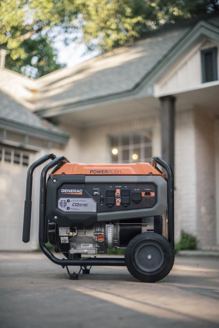 Generac GP Series 8,125 Watt Gas Powered 49-State Portable Generator with COsense Technology, large image number 4