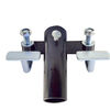 Erickson Mfg Steel Truck Bed Flag Pole Holder, Black Powder-Coated, No-Drill Clamp-On Mount, small image number 1