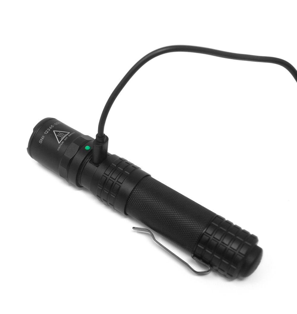 Nightstick USB Tactical Rechargeable Flashlight, Black, large image number 4