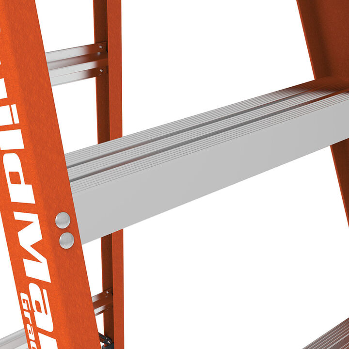 Metaltech 6 Foot Fiberglass Step Ladder, large image number 2