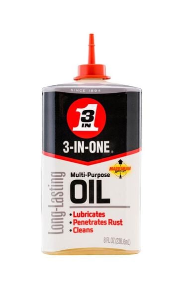 3-In-One Multi-Purpose Oil 8-oz Long-Lasting Lubricant