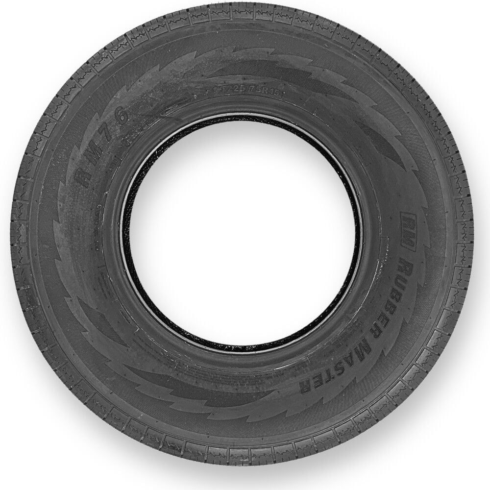 Rubbermaster RM76 ST225/75R15 10P ST Radial Trailer Tire - Tire Only, large image number 1
