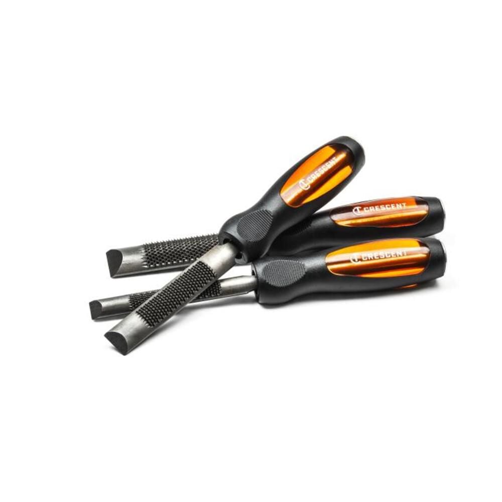 Crescent Nicholson 4-in-1 Combination Chisel and Wood Rasp Set, 3 Pieces, large image number 3