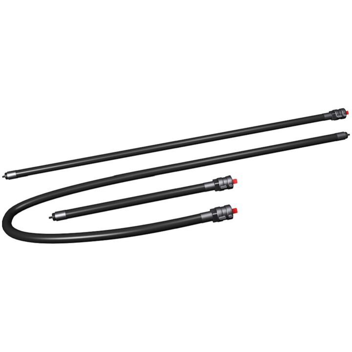 Oztec Industries Flexible Concrete Vibrator Shaft Assembly 7' with QD Coupler