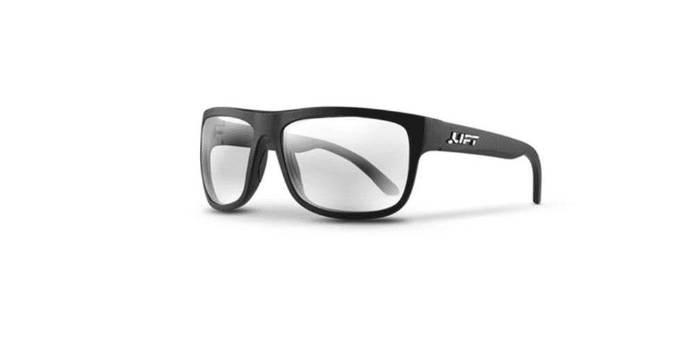 Lift Safety Banshee Black Frame/Clear Safety Glasses - EBE-18MKC