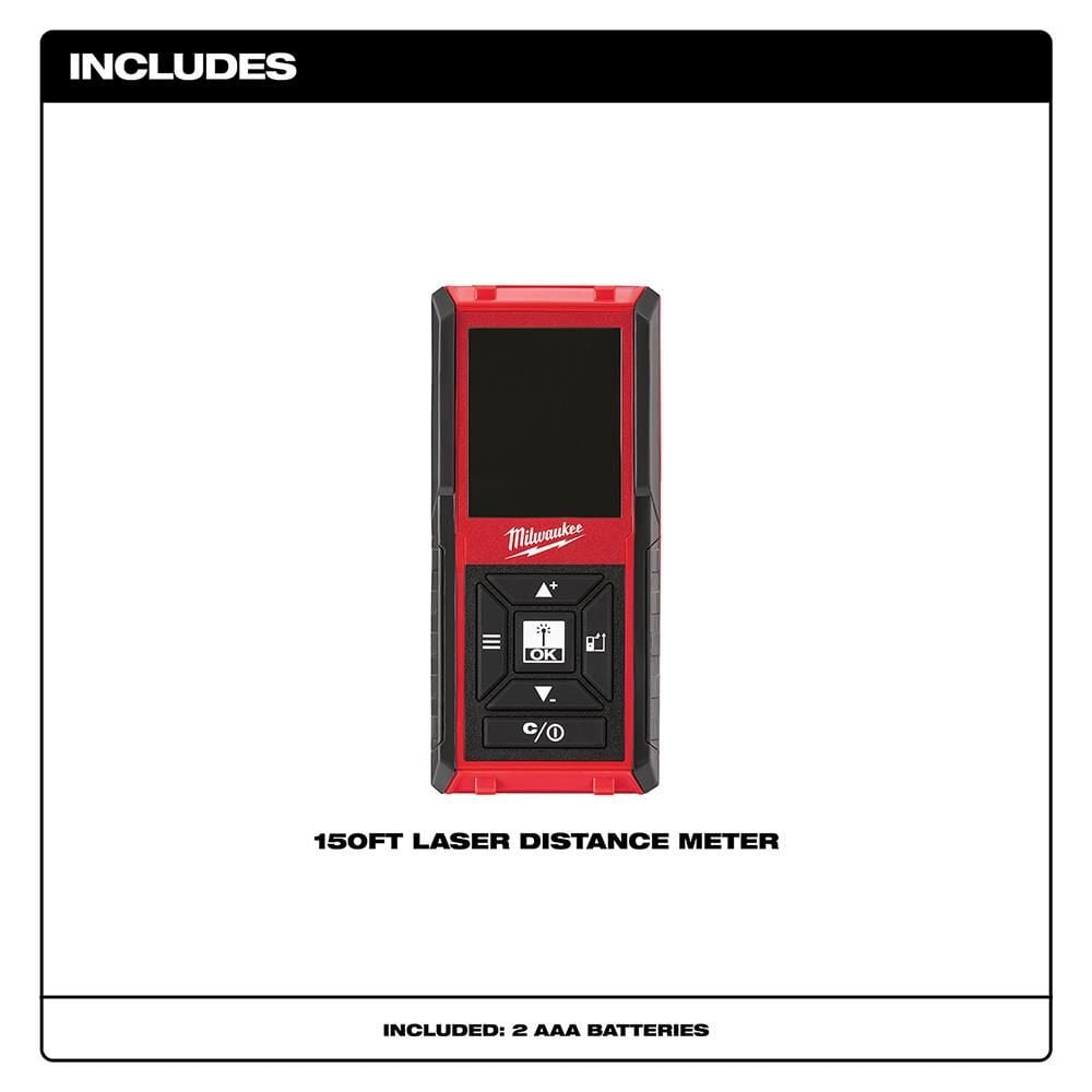 Milwaukee 150 Ft. Laser Distance Meter, large image number 5
