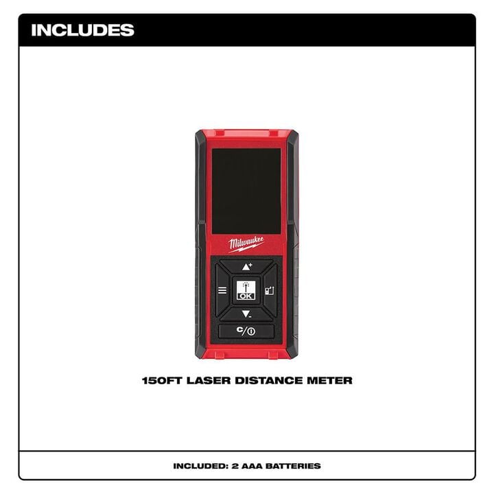 Milwaukee 150 Ft. Laser Distance Meter, large image number 4
