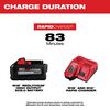 Milwaukee M18/M12 Wireless Jobsite Speaker and M18 REDLITHIUM HIGH OUTPUT XC8.0 Starter Kit Bundle, small image number 2