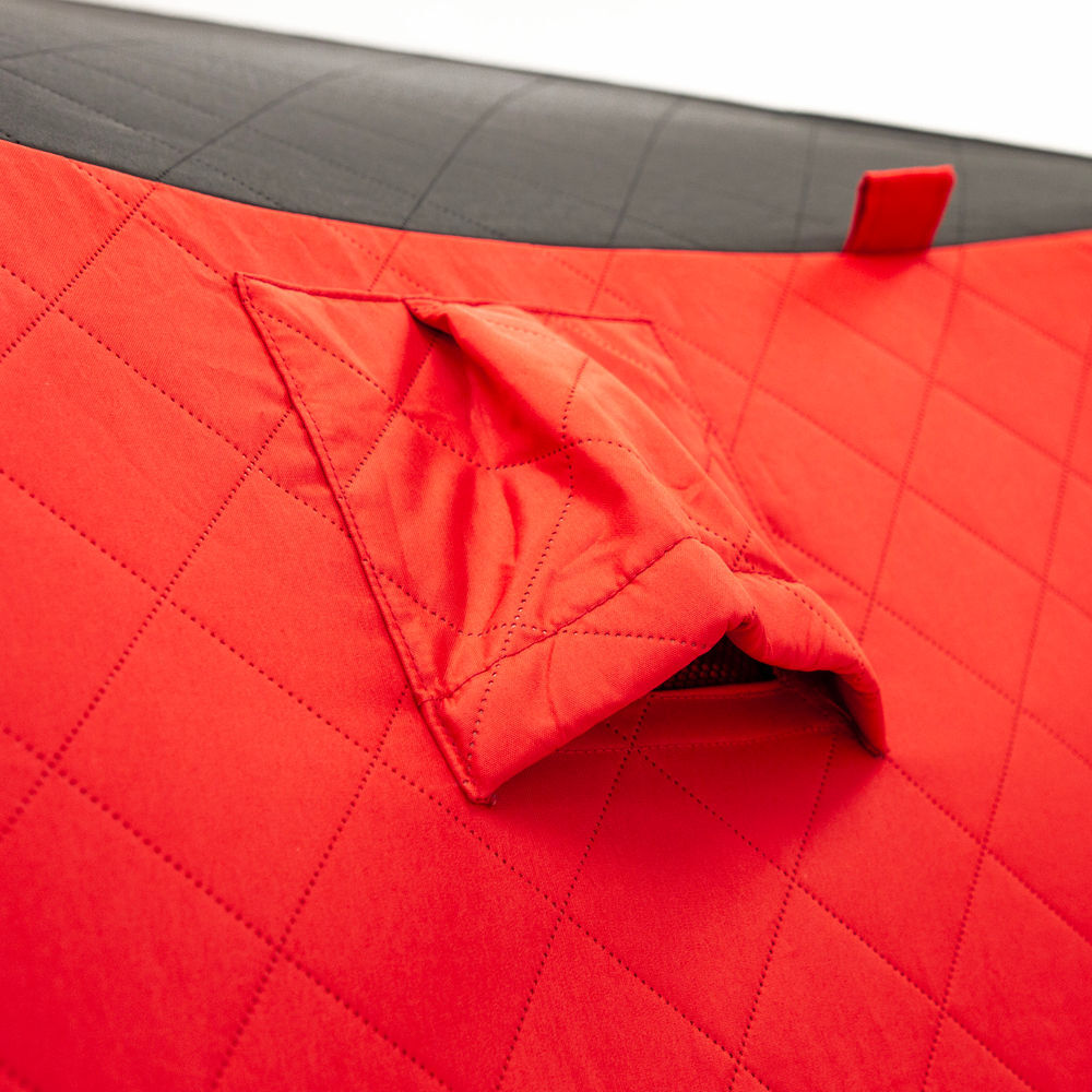 Eskimo QuickFish 3HD, Pop-Up Portable Shelter, No-Trip Door, Red/Black, Three Person, large image number 8