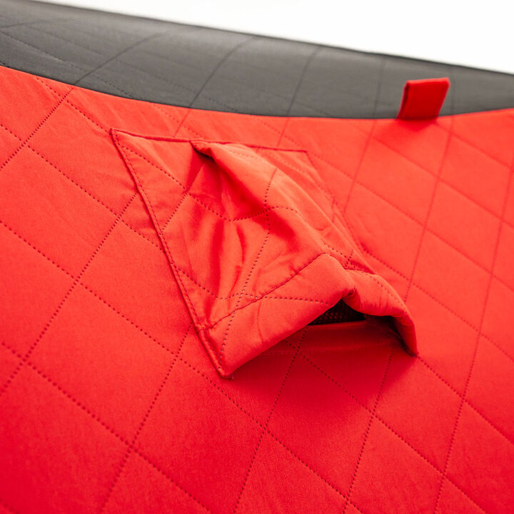 Eskimo QuickFish 3HD, Pop-Up Portable Shelter, No-Trip Door, Red/Black, Three Person, large image number 7