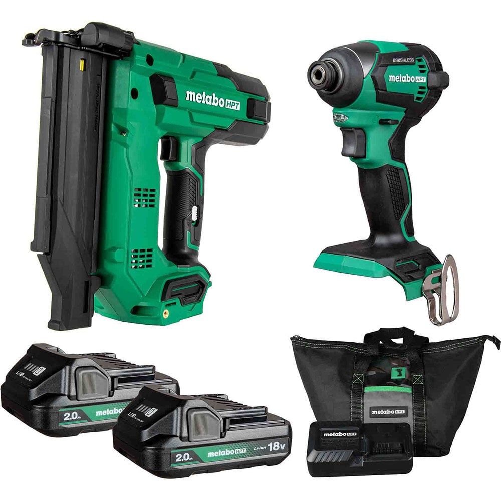 Metabo HPT 18V MultiVolt 2-Piece Combo Kit - KC18DEXQDM