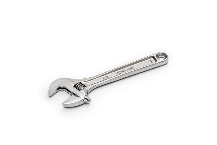 Crescent 8in Adjustable Wrench Chrome Finish, large image number 4