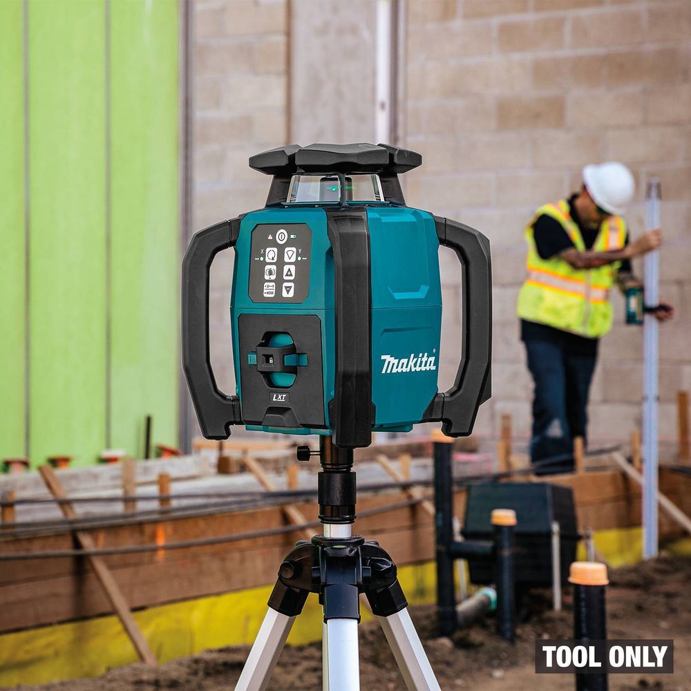 Makita 18V LXT Lithium-Ion Green Exterior Dual Slope 360 Degree Rotary Laser with Case (Bare Tool), large image number 10