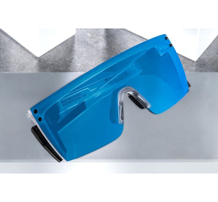 Heat Wave Performance Lazer Face Z87+ Sunglasses Vapor Frost Frame Coastal Lens, large image number 4