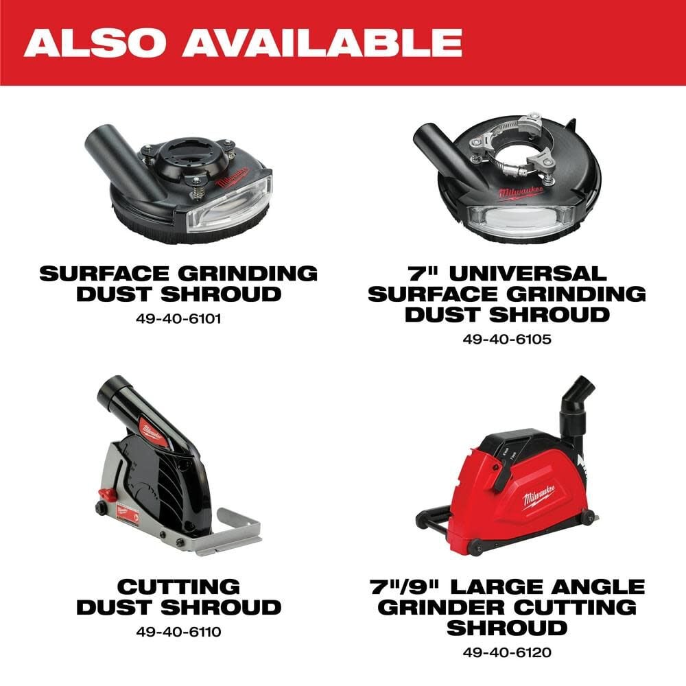 Milwaukee grinder shroud sales