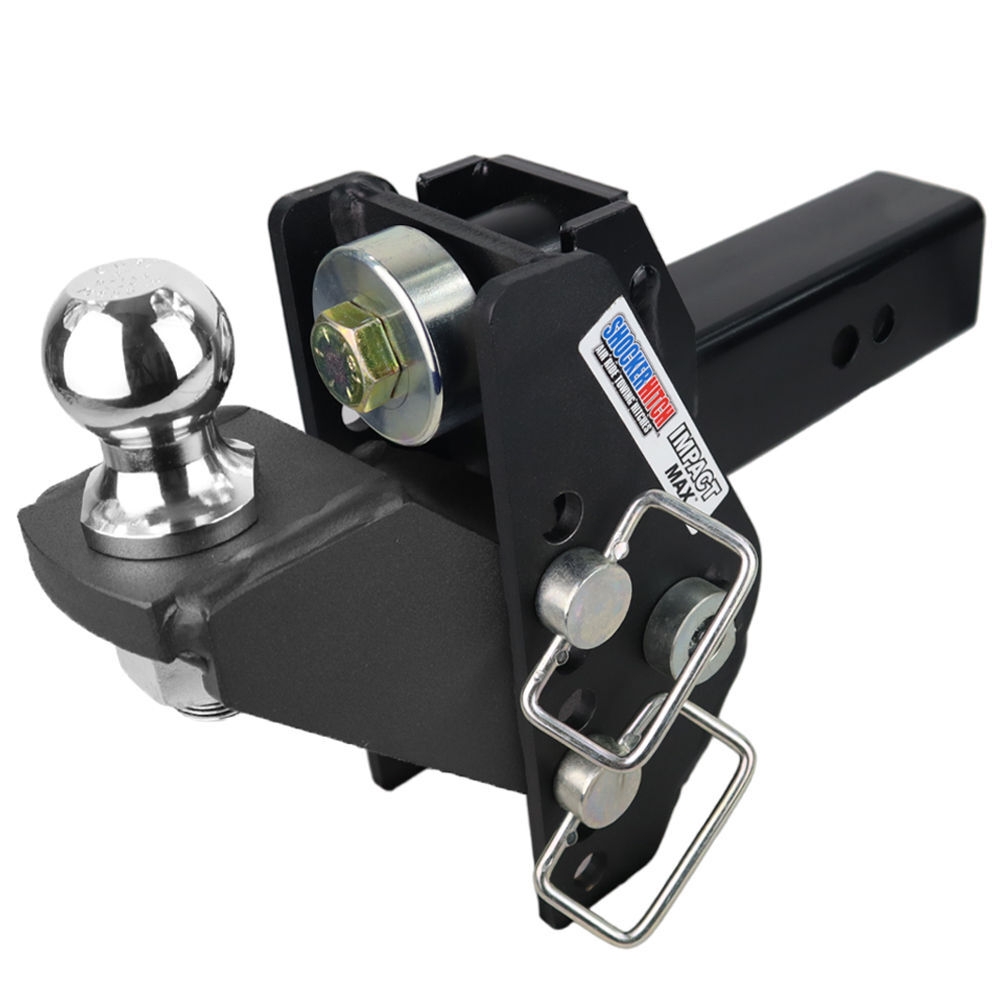 Shocker Hitch 20K Impact Max 2.5 Inch Cushion Hitch & Raised Ball Mount 2 Inch Hitch Ball, large image number 11
