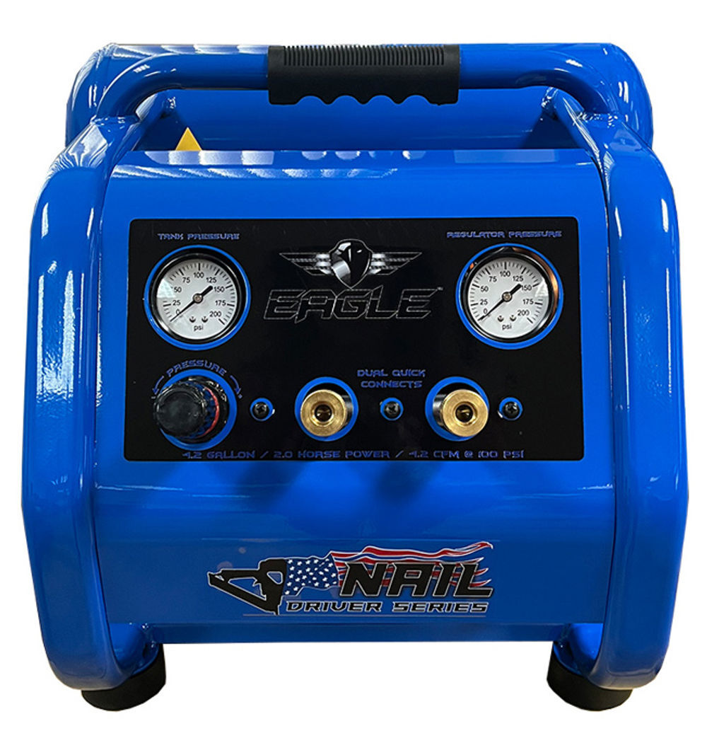 Eagle Compressor 2HP 4.2 Gallon Twin Stack Air Compressor, large image number 1