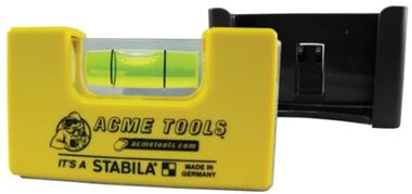 Stabila Pocket PRO Magnetic Level with Acme Tools Logo, large image number 0