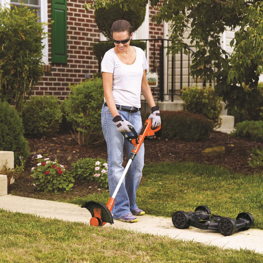 Black and Decker 20-volt Max 12-in 3-in-1 Compact Cordless Push Lawn Mower  MTC220 from Black and Decker - Acme Tools