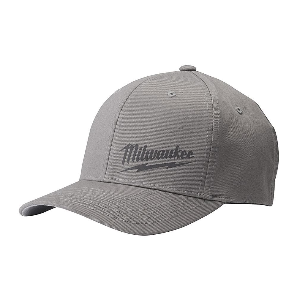 Milwaukee FlexFit Gray Fitted Hat - Size Large/XL - 504G-LXL