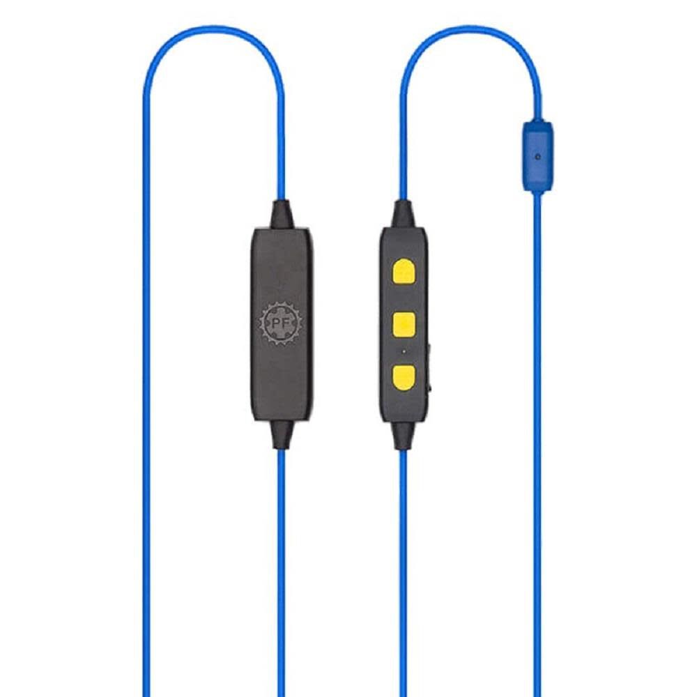 Plugfones Liberate 2.0 Noise Suppressing Wireless Headphones (Blue/Yellow), large image number 3