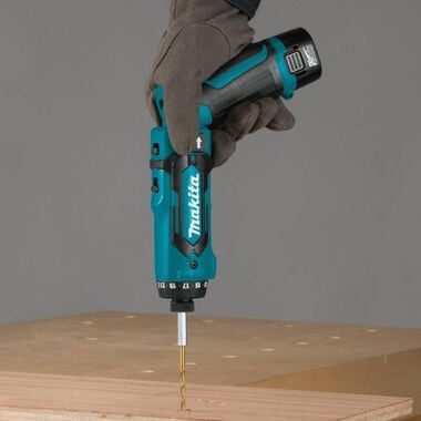 Makita 7.2V 1/4inch Hex Driver Drill Kit with Auto Stop Clutch, large image number 6