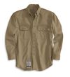 Carhartt Men's Flame Resistant Twill Shirt with Pocket Flap, small