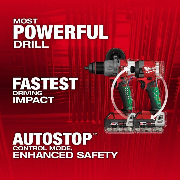 Milwaukee M18 FUEL Drill, Impact Driver & Pruning Saw Combo Kit Bundle, large image number 1