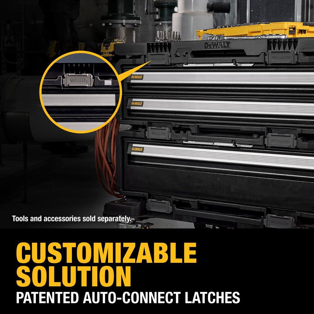 DEWALT TOUGHSYSTEM 2.0 DXL 30 Inch 2 Shallow Drawers Unit, large image number 2
