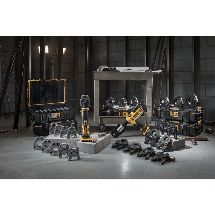 DEWALT Compact 1/2in to 1in IPS Press Jaw Kit, large image number 1
