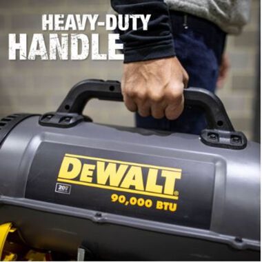 DEWALT Forced Air Kerosene Heater Cordless Bare Tool 90000 BTU F340991 from  DEWALT - Acme Tools