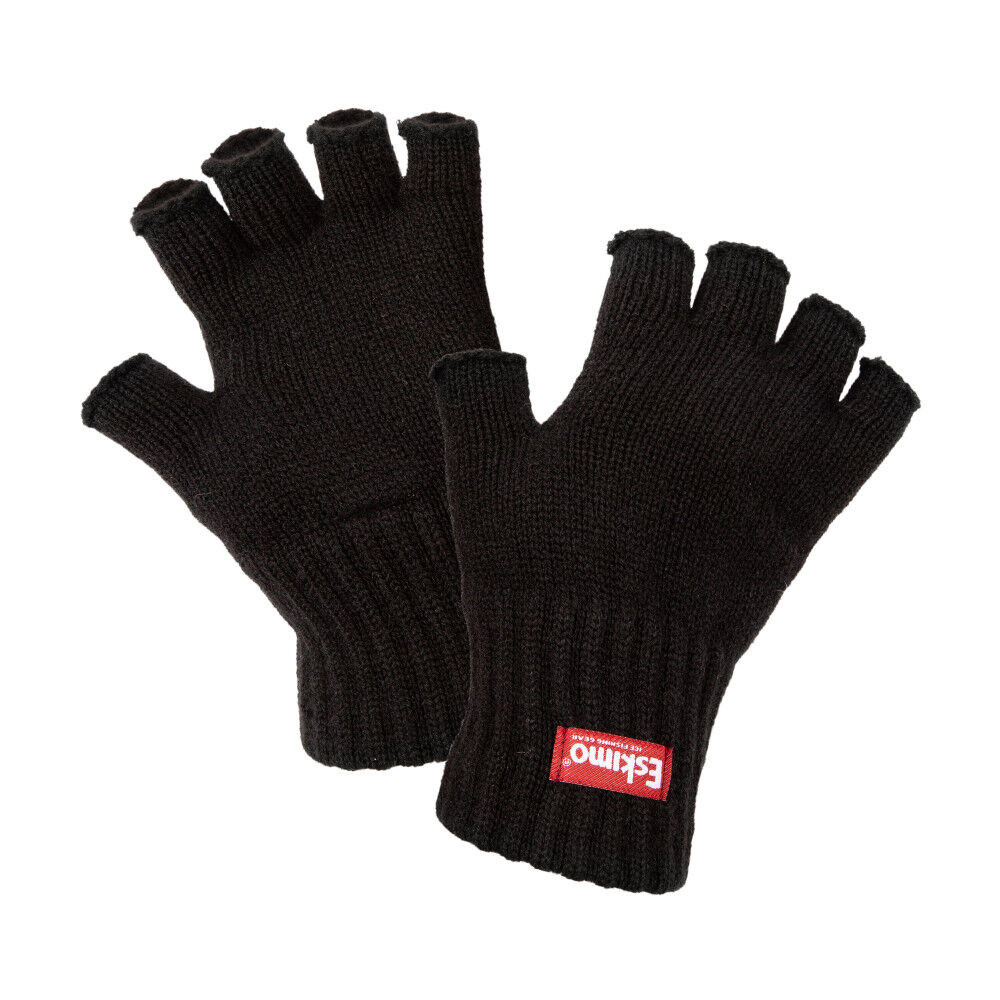 Eskimo Fingerless Wool Glove, Wool-Acrylic Blend, Half-Finger, 44672, large image number 8