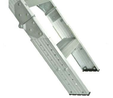 Louisville Ladder Attic Ladder Aluminum 375# 25.5 x 54 7'8in-10'3inH, large image number 3