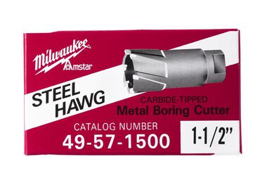 Milwaukee 1-1/2 in. Threaded Steel Hawg Cutter, large image number 0