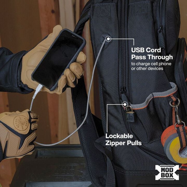 Klein Tools MODbox Electrician's Backpack, large image number 7