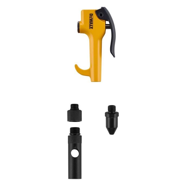 DEWALT 1/4 Inch Lever Style Blow Gun with 2 Ft to 4 Ft Extension, large image number 4