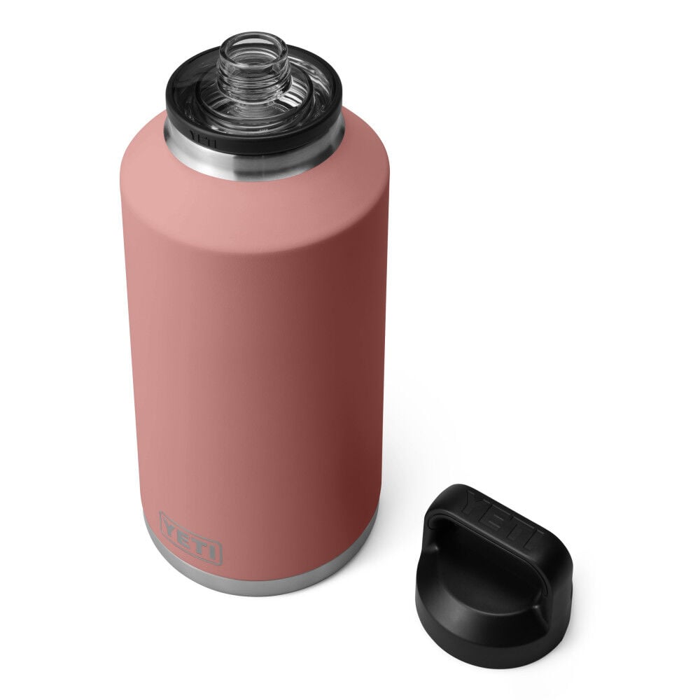 Yeti 64oz Rambler Water Bottle with Chug Cap Sandstone Pink