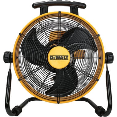 DEWALT 18 in Drum Fan Yellow 3 Speed Heavy Duty with 6 ft Power Cord, large image number 0