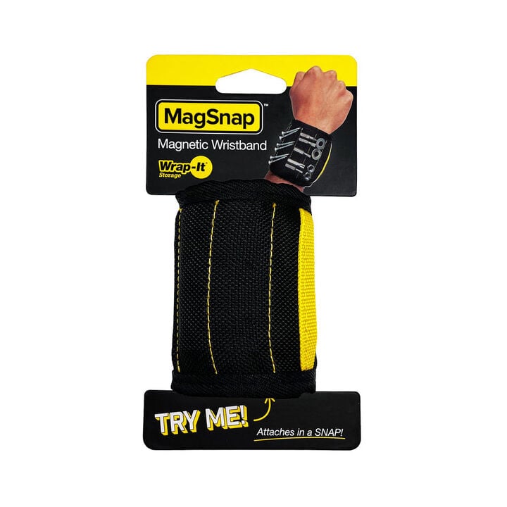 Wrap-It MagSnap Magnetic Wristband, OSFM, Black, large image number 3