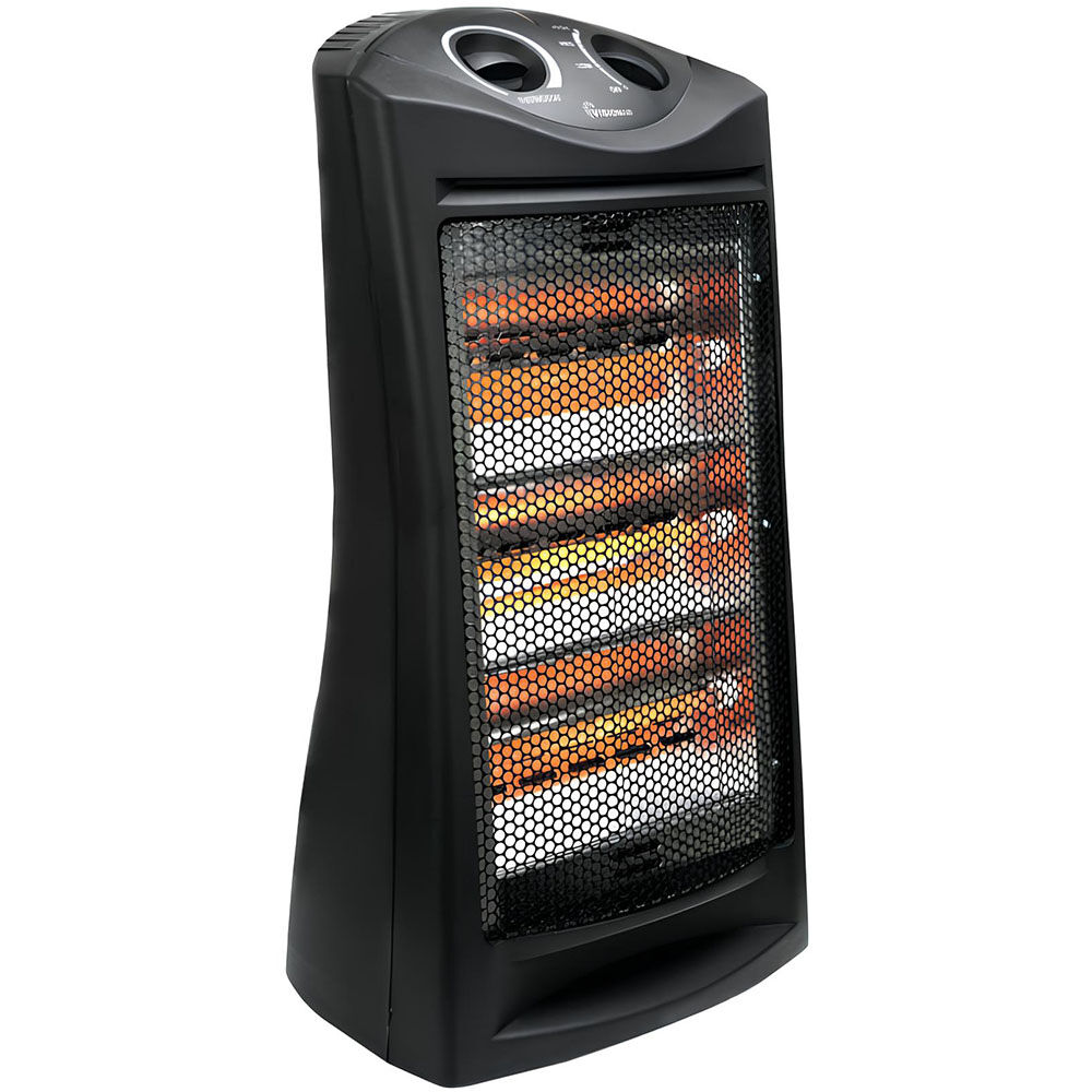 VisionAir 23 In. 750/1500W 5120 Btu 160 Sq-Ft. Radiant Tower Heater, large image number 1