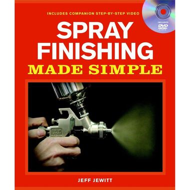 Taunton Press Spray Finishing Made Simple Book with DVD