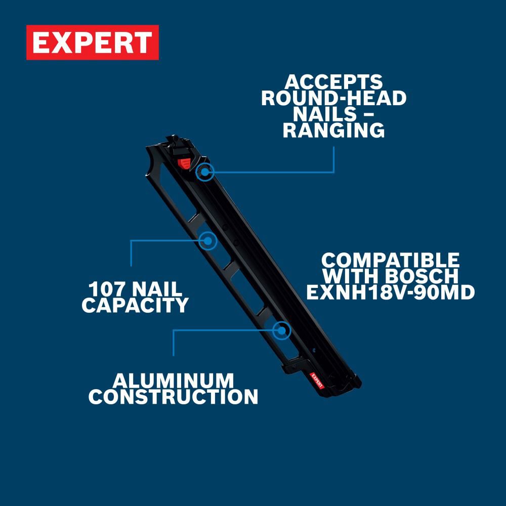 Bosch EXPERT Extended Magazine for 30-34 Degree Nailer, large image number 2
