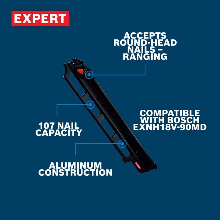 Bosch EXPERT Extended Magazine for 30-34 Degree Nailer, large image number 1