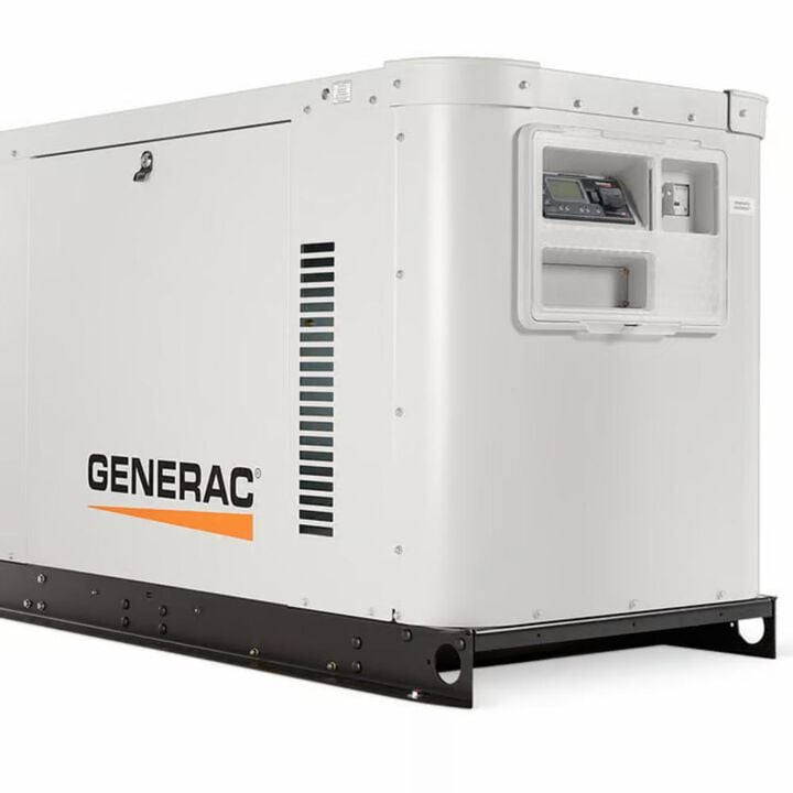 Generac Protector Series 30000 Watt 30kW 120/240V 1 Phase Dual Fuel 50 State Liquid Cooled Home Standby Generator, large image number 1