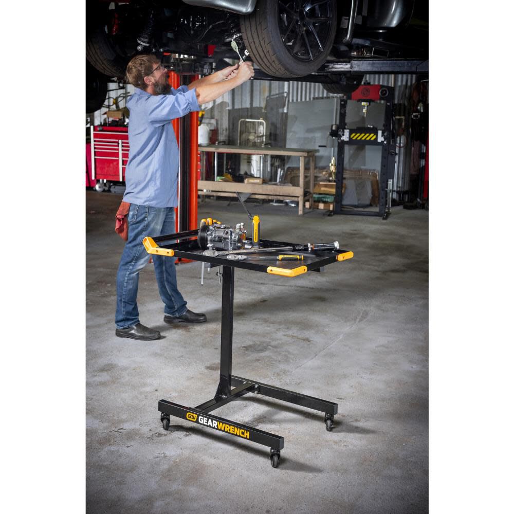 GEARWRENCH Adjustable Height Mobile Work Table 35in to 48in 83166