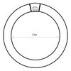 Feit Electric 12 Inch 20W 2000 Lumens T9 G10Q 4-Pin Circular LED Light White, small image number 2