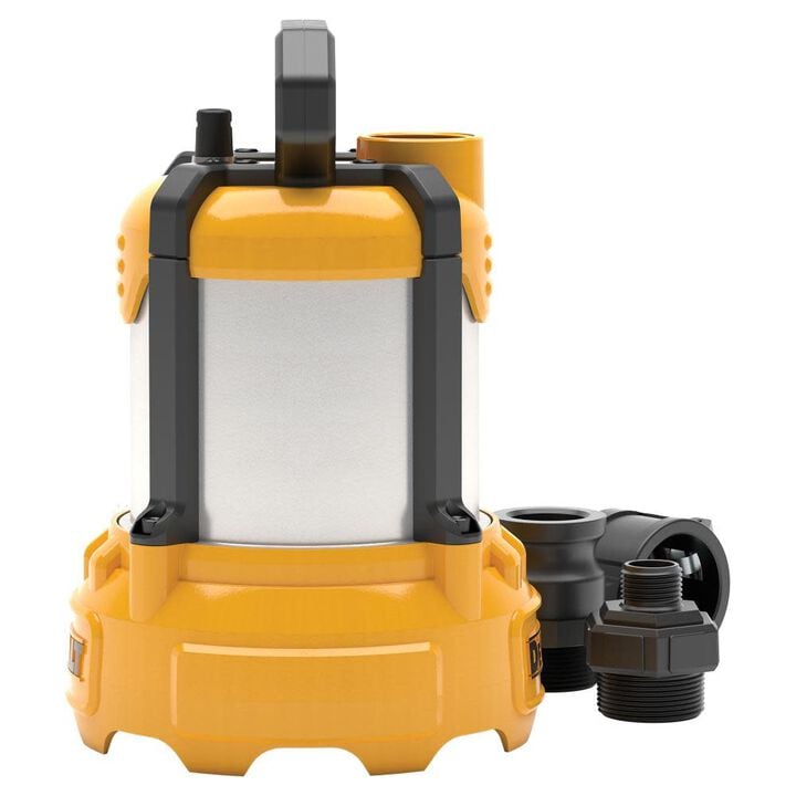 DEWALT 3/4 HP Aluminum Submersible Utility Pump with Hose Kit, large image number 4
