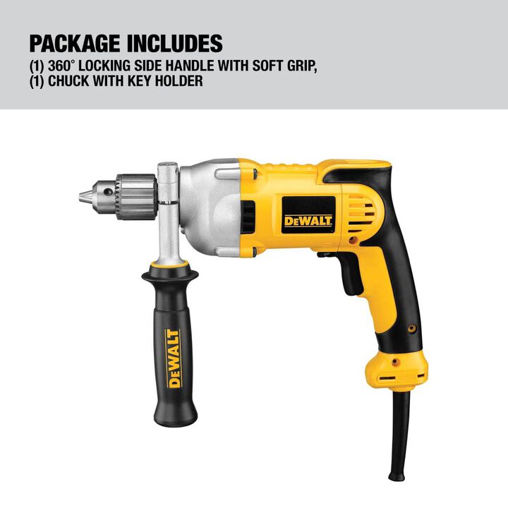 DEWALT 10-Amp 1/2-in Keyed Corded Drills, large image number 3