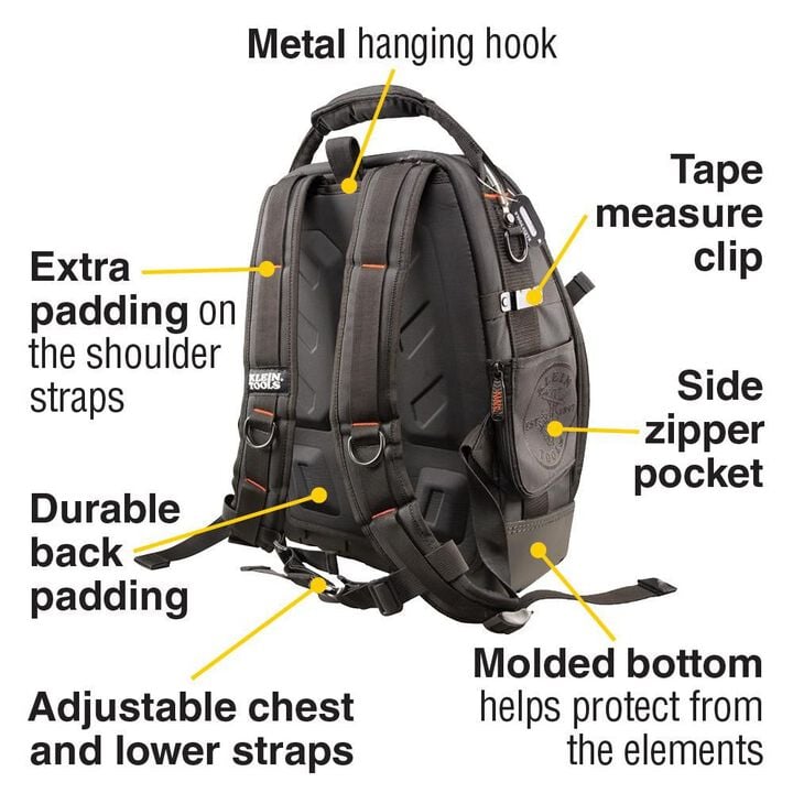 Klein Tools Tradesman Pro Tool Master Backpack, large image number 3
