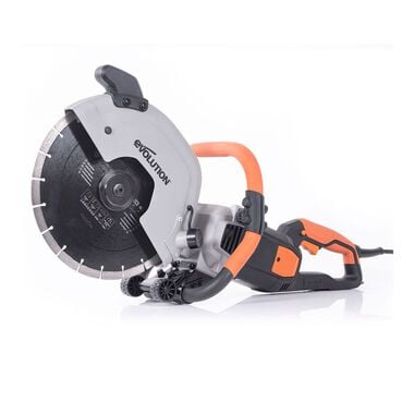 Evolution Power Tools 15A 4600 Rpm 12 in Electric Concrete Cut-Off Saw with Diamond Blade